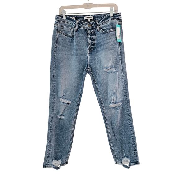 Vigoss Denim - Vigoss Frankie High Rise Slim Straight Jeans Size 30